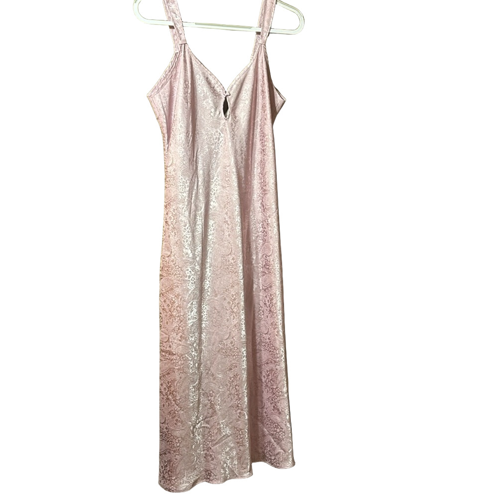 Vintage Like New Jones NY Jacquard Satin Chemise